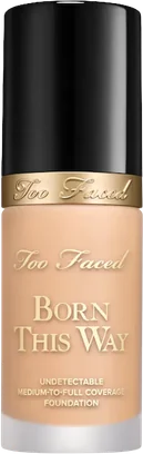 Too Faced Born This Way · base de cobertura media a alta